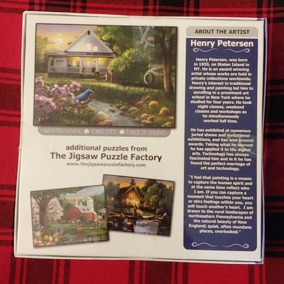 Like New - Homesteads Puzzle by Henry Petersen - Picture 3 of 4